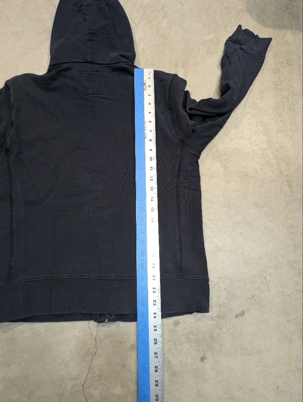 Y2K GAP Full Zip Hoodie Dark Navy Blue Made In UAE
